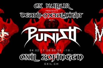 Death-Metal-Night mit Punish, Miasma & Amputate