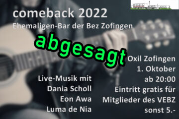 Comeback 2022 – ***abgesagt***