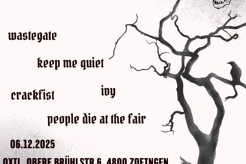 People Die At The Fair // Keep me quiet // Ivy // Crackfist // Wastegate