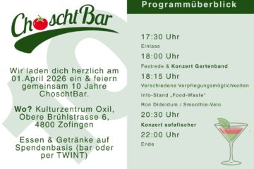 10 Jahre ChoschtBar